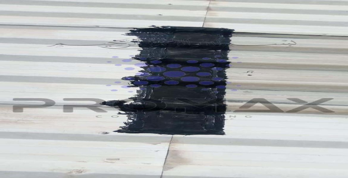 Gulf Ocean Technopark - metal roof waterproofing project by Promax in Dubai, UAE
